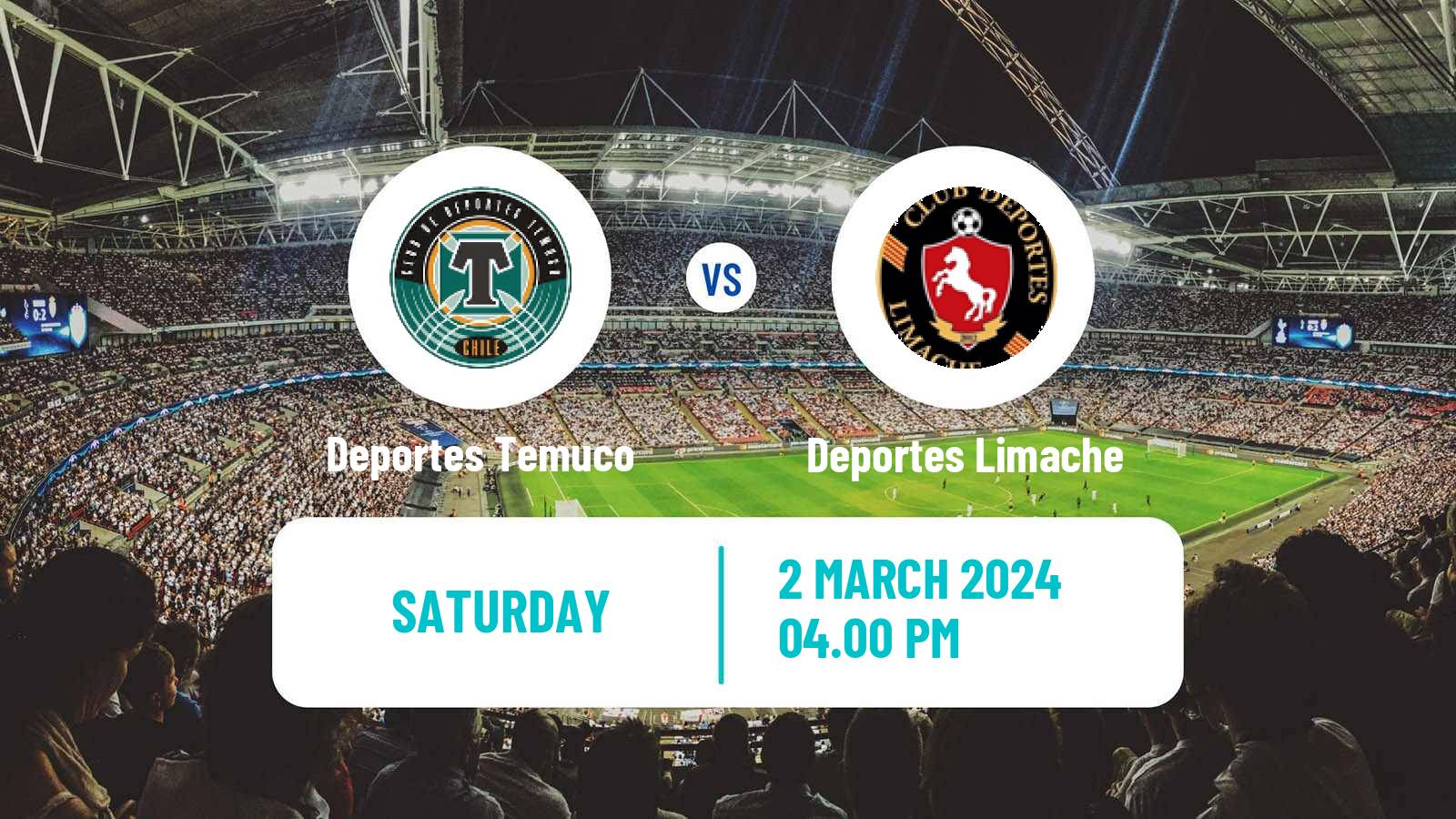 Soccer Chilean Primera B Deportes Temuco - Deportes Limache
