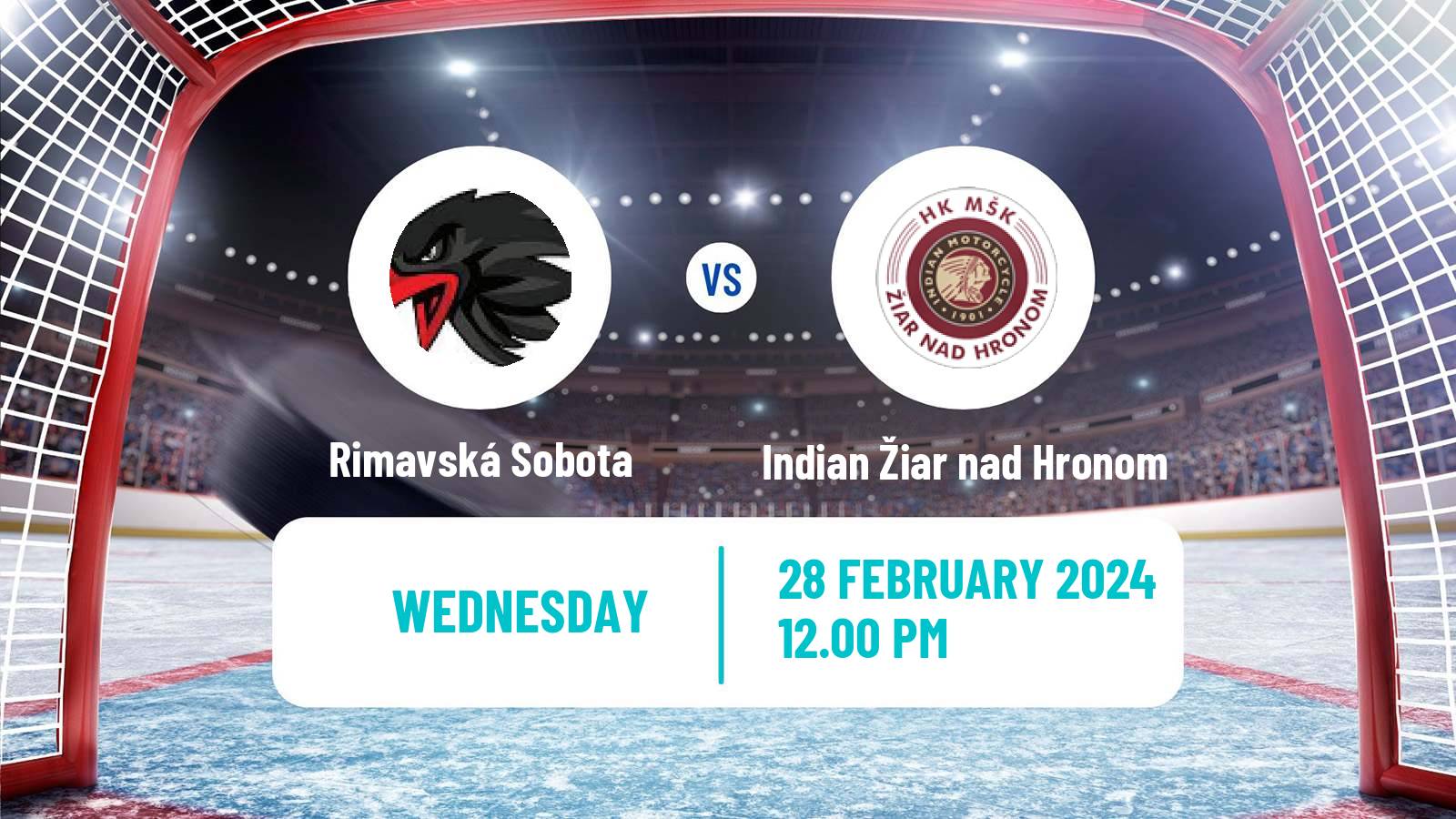 Hockey Slovak 1 Liga Hockey Rimavská Sobota - Indian Žiar nad Hronom