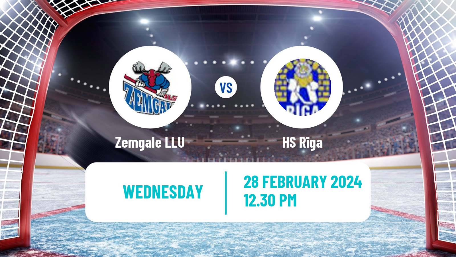 Hockey Latvian Hokeja Liga Zemgale LLU - HS Rīga