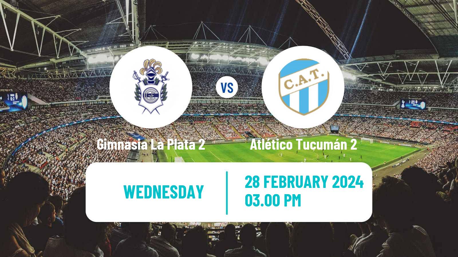 Soccer Argentinian Reserve League Gimnasia La Plata 2 - Atlético Tucumán 2