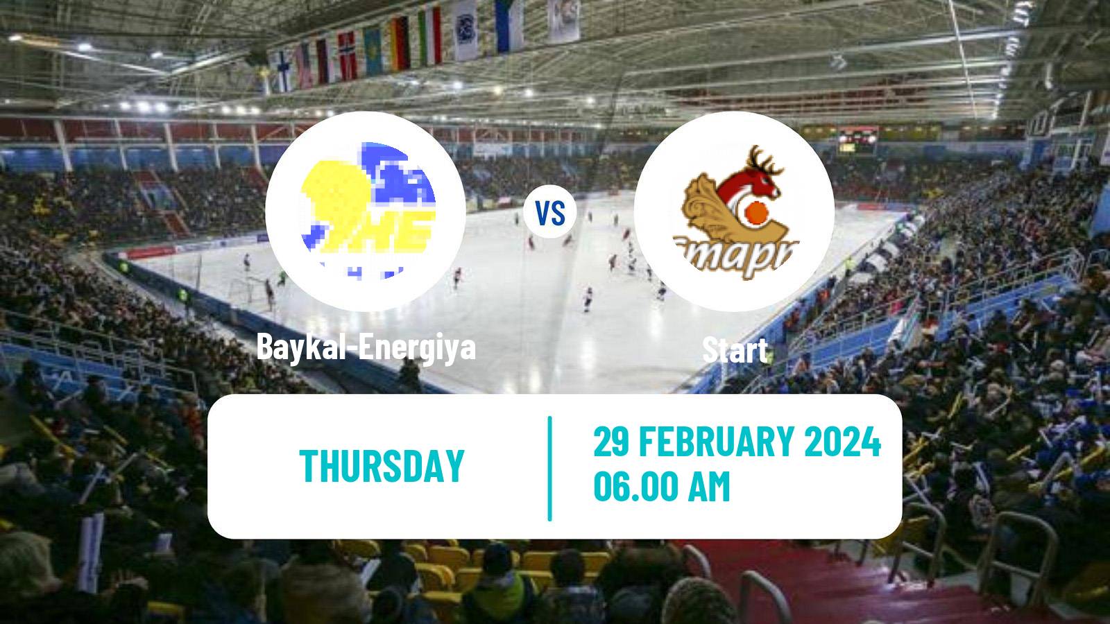 Bandy Russian Super League Bandy Baykal-Energiya - Start