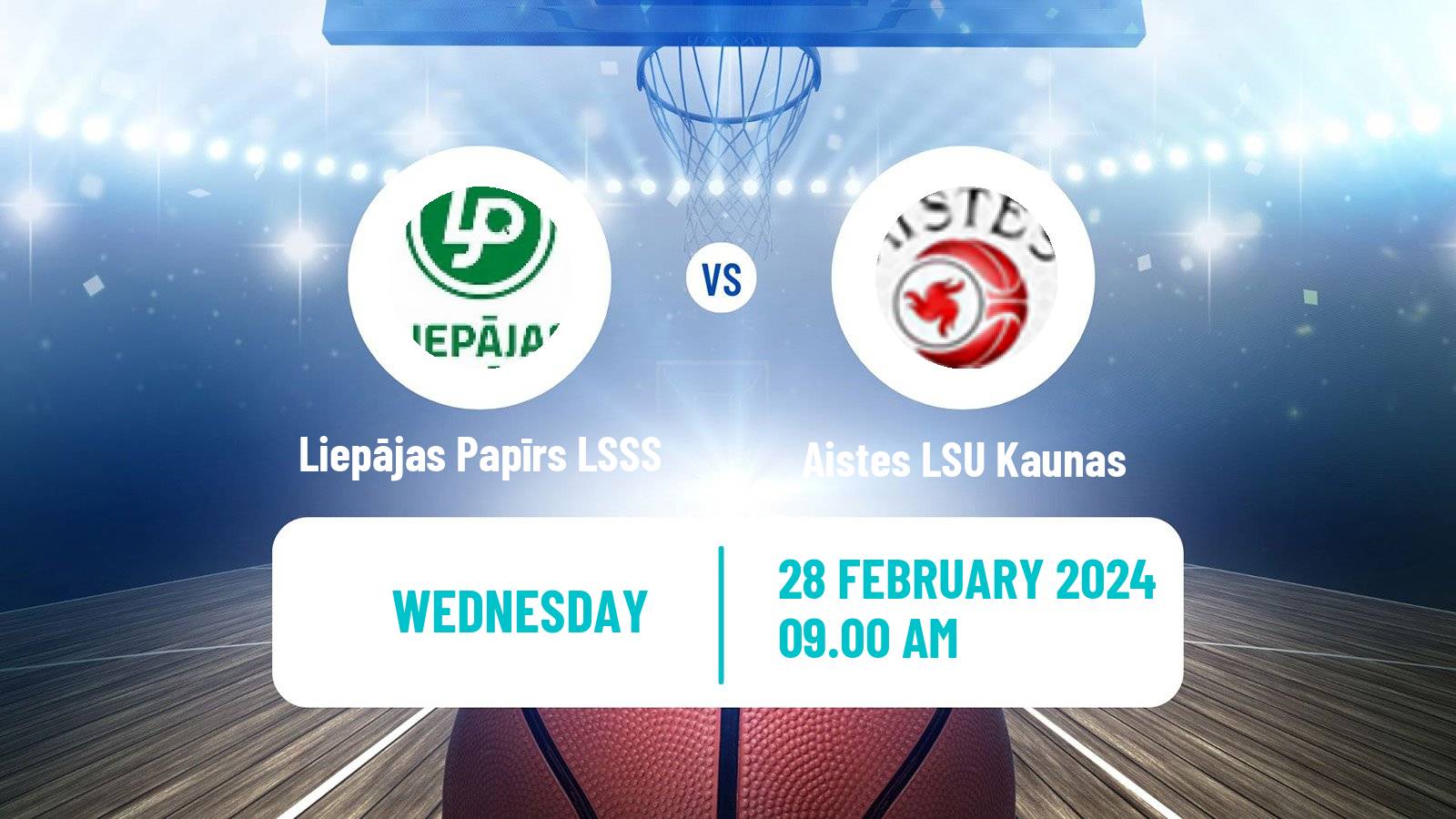 Basketball WBBL Liepājas Papīrs LSSS - Aistes LSU Kaunas