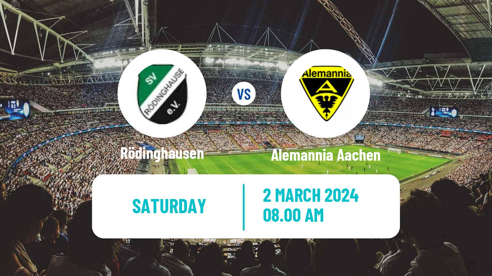 Soccer German Regionalliga West Rödinghausen - Alemannia Aachen