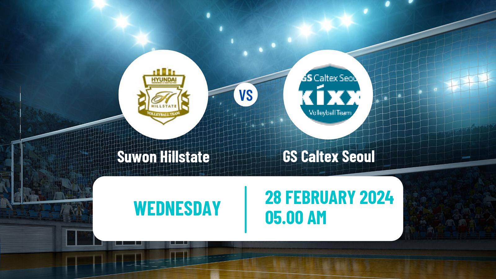 Volleyball South Korean V-League Women Suwon Hillstate - GS Caltex Seoul