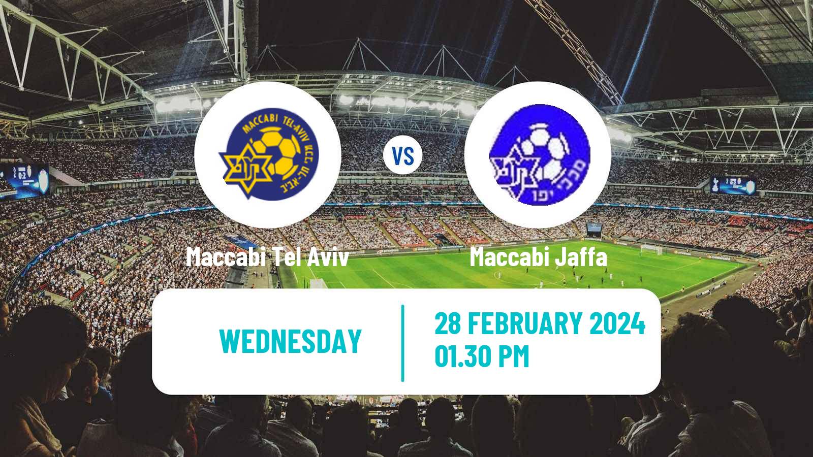 Soccer Israeli State Cup Maccabi Tel Aviv - Maccabi Jaffa