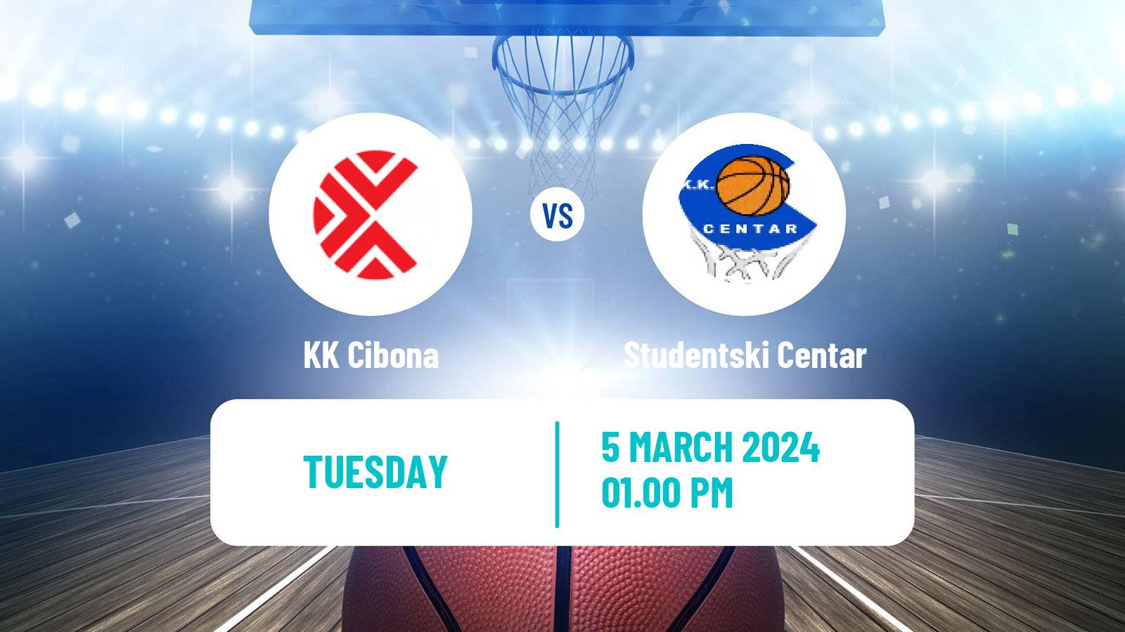 Basketball Adriatic League Cibona - Studentski Centar