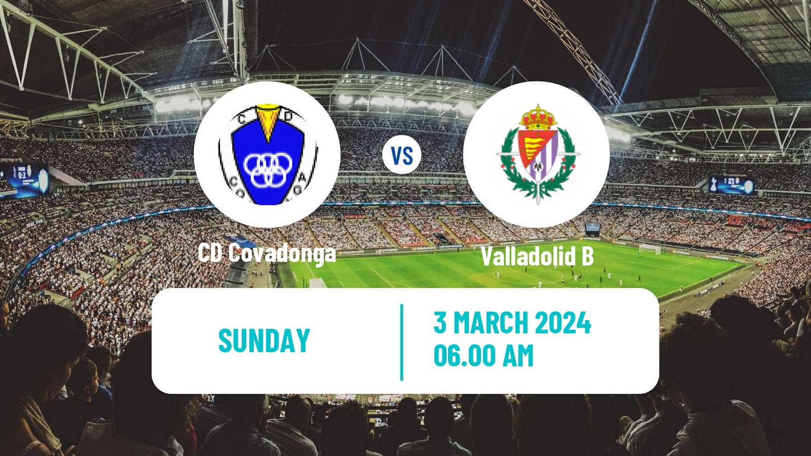 Soccer Spanish Segunda RFEF - Group 1 Covadonga - Valladolid B