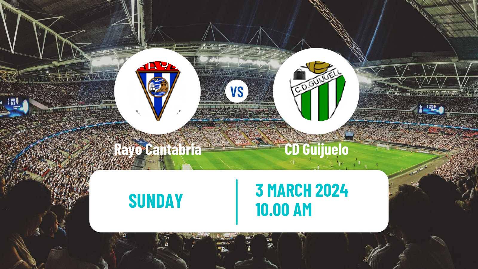 Soccer Spanish Segunda RFEF - Group 1 Rayo Cantabria - Guijuelo