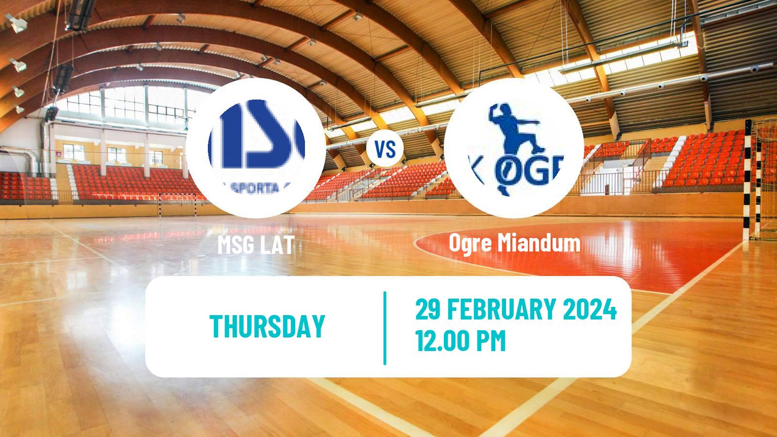 Handball Latvian Virsliga Handball MSG LAT - Ogre Miandum