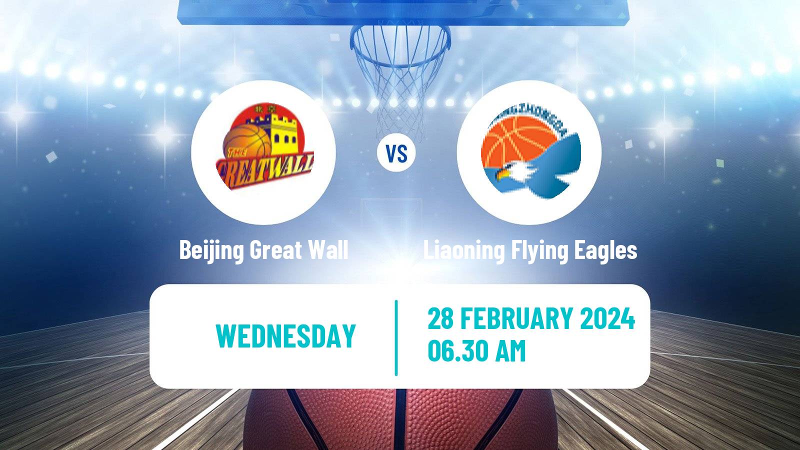 Basketball WCBA Beijing Great Wall - Liaoning Flying Eagles