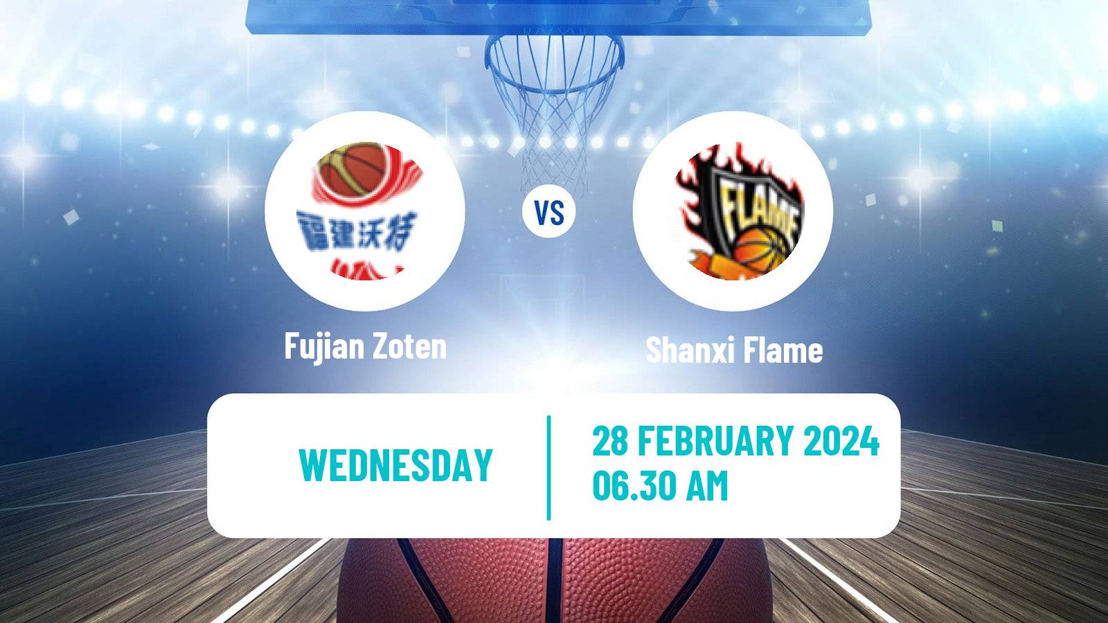 Basketball WCBA Fujian Zoten - Shanxi Flame