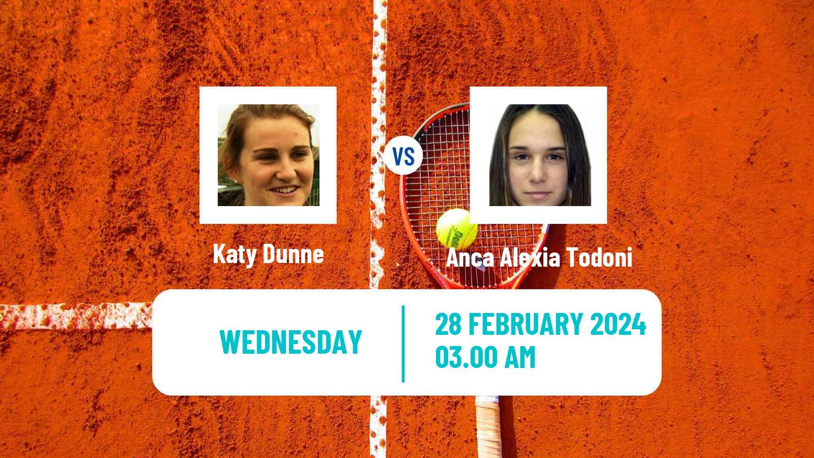 Tennis ITF W35 Helsinki Women Katy Dunne - Anca Alexia Todoni