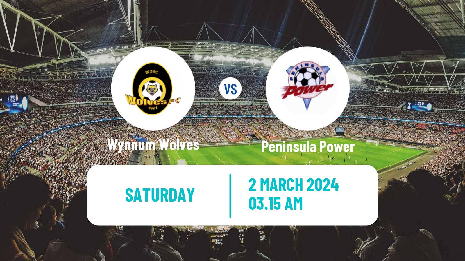 Soccer Australian NPL Queensland Wynnum Wolves - Peninsula Power