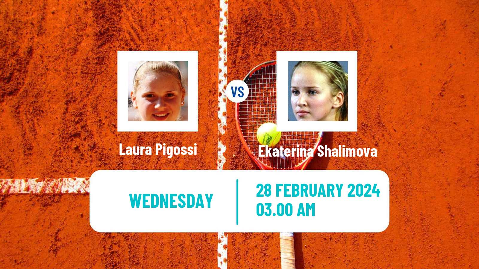 Tennis ITF W50 Pretoria 2 Women Laura Pigossi - Ekaterina Shalimova