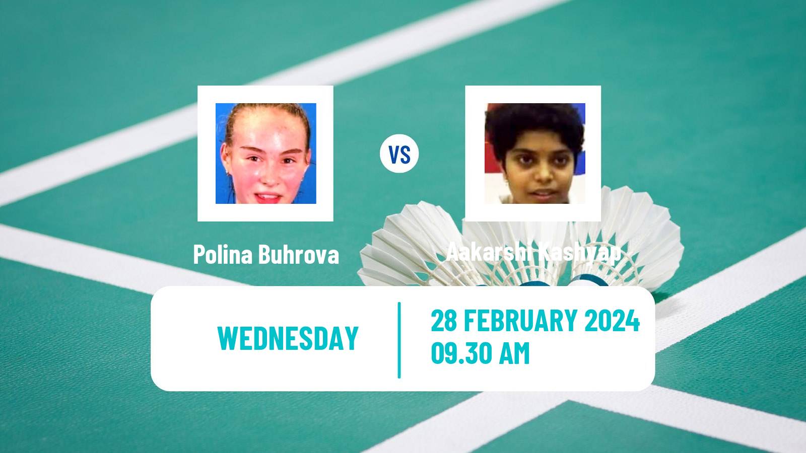Badminton BWF World Tour German Open Women Polina Buhrova - Aakarshi Kashyap
