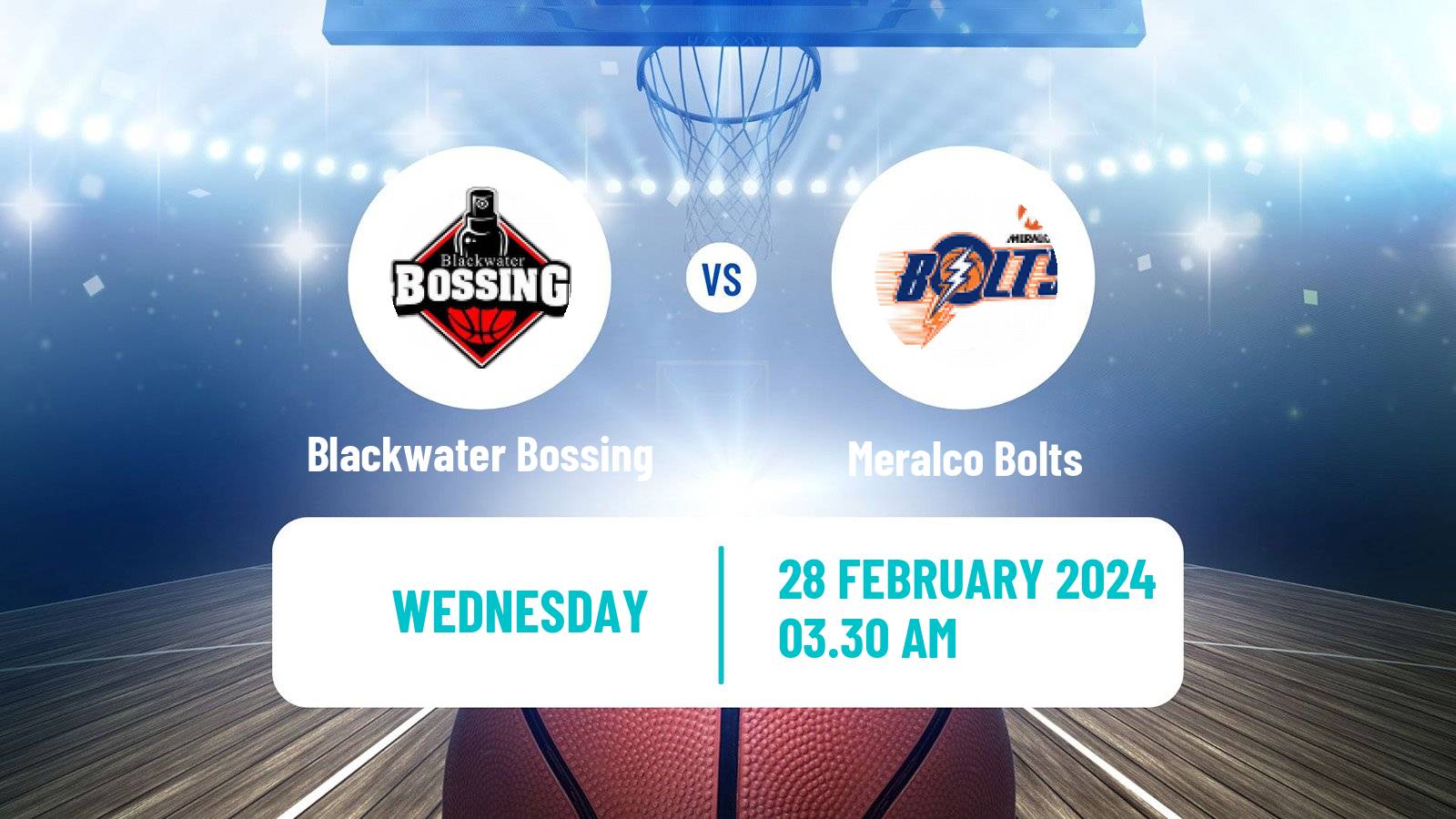 Basketball Philippines Cup Blackwater Bossing - Meralco Bolts