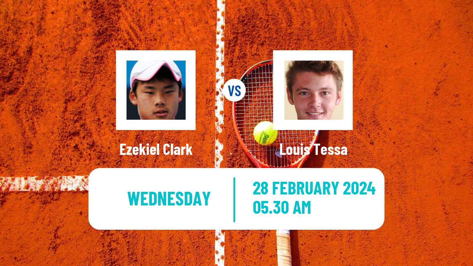 Tennis ITF M15 Monastir 9 Men Ezekiel Clark - Louis Tessa