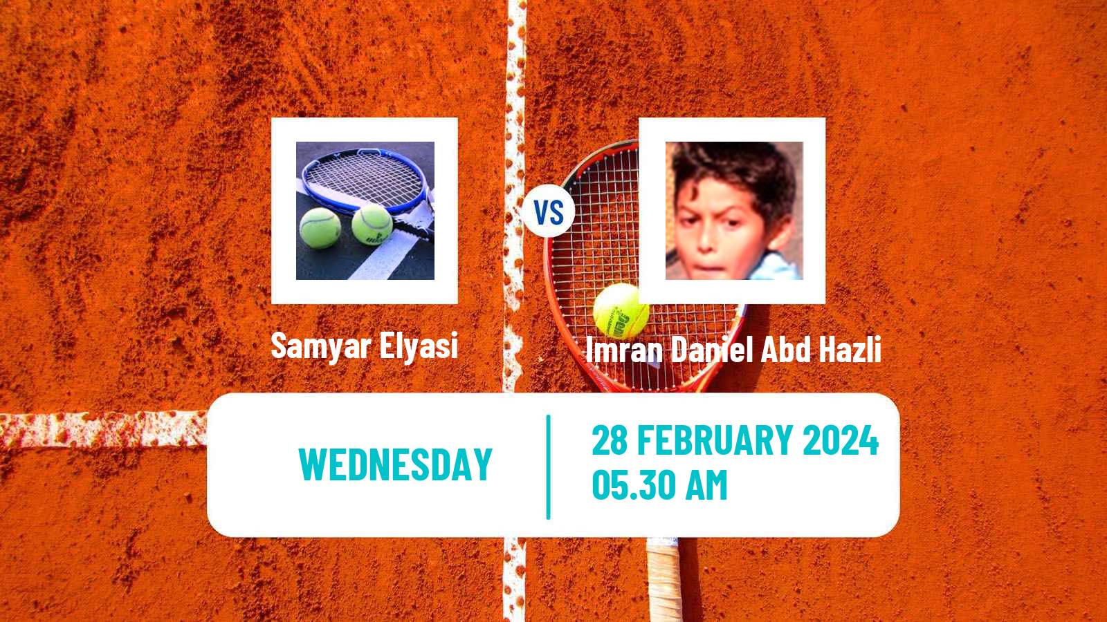 Tennis ITF M15 Kish Island 3 Men Samyar Elyasi - Imran Daniel Abd Hazli