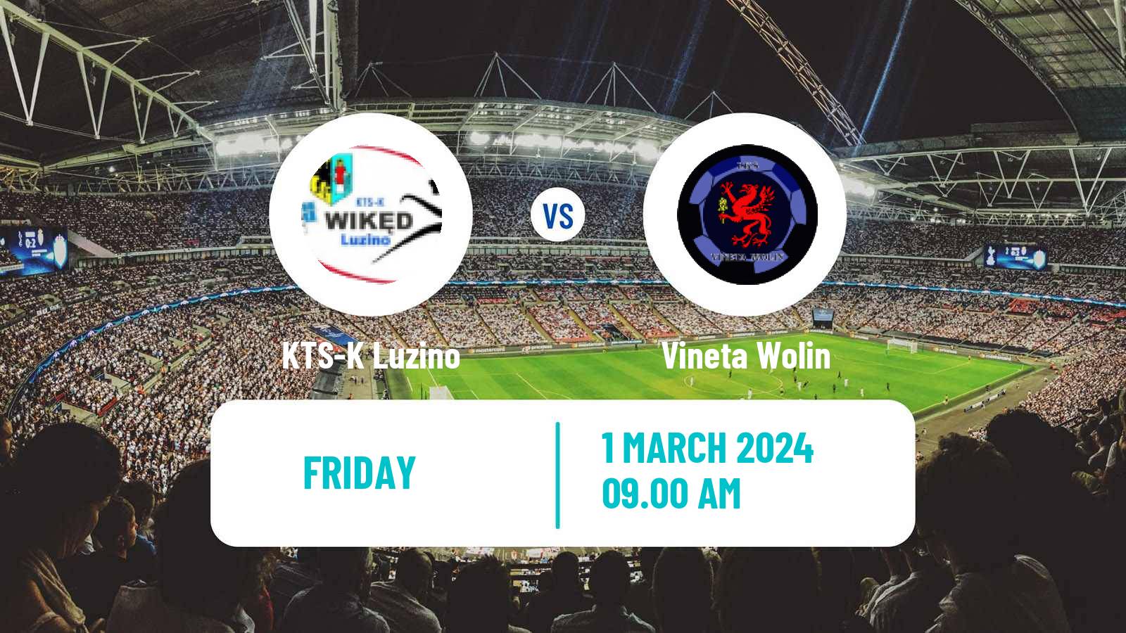 Soccer Polish Division 3 - Group II Luzino - Vineta Wolin