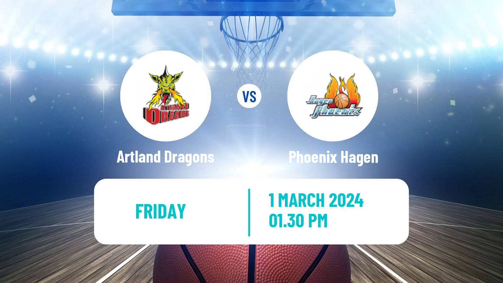 Basketball German Pro A Basketball Artland Dragons - Phoenix Hagen