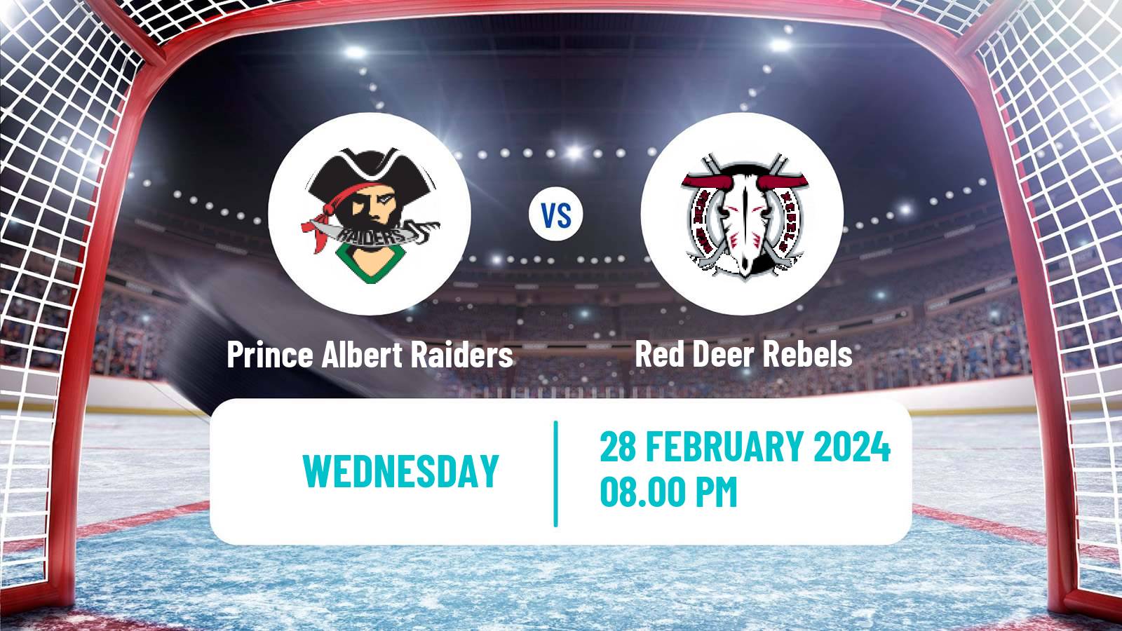 Hockey WHL Prince Albert Raiders - Red Deer Rebels