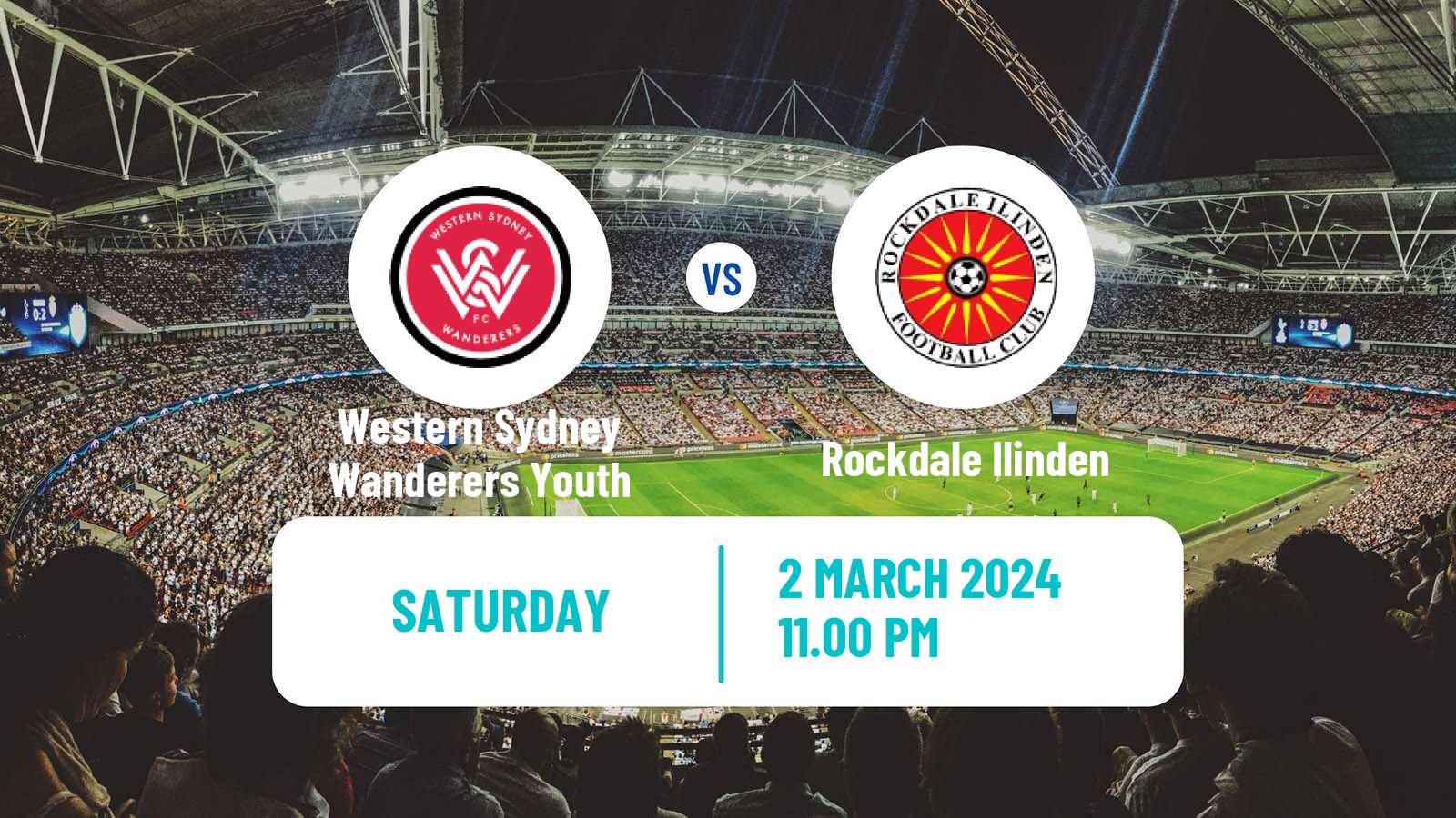Soccer Australian NPL NSW Western Sydney Wanderers Youth - Rockdale Ilinden