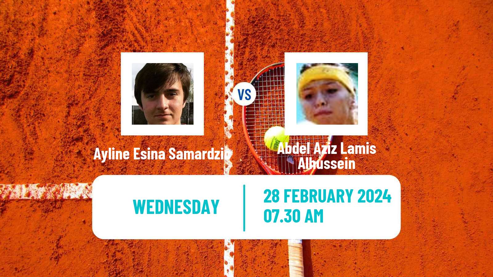 Tennis ITF W15 Sharm Elsheikh 4 Women Ayline Esina Samardzic - Abdel Aziz Lamis Alhussein