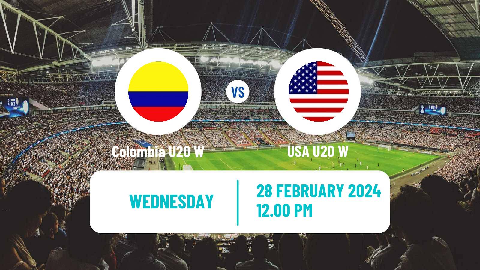 Soccer Friendly International Women Colombia U20 W - USA U20 W