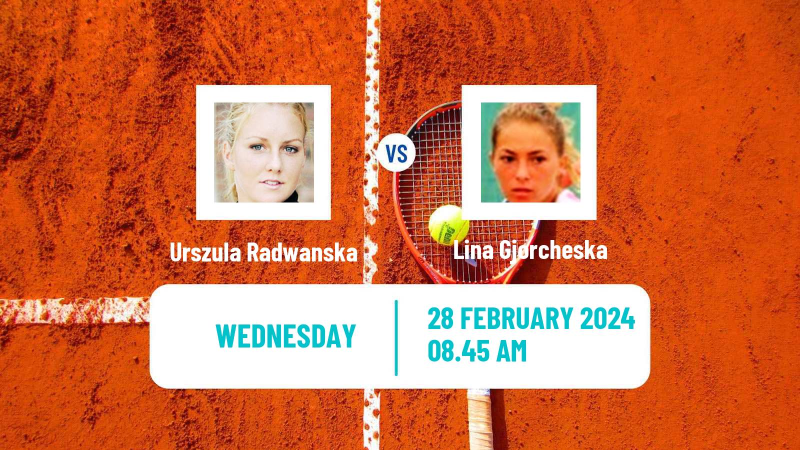 Tennis ITF W50 Trnava Women Urszula Radwanska - Lina Gjorcheska
