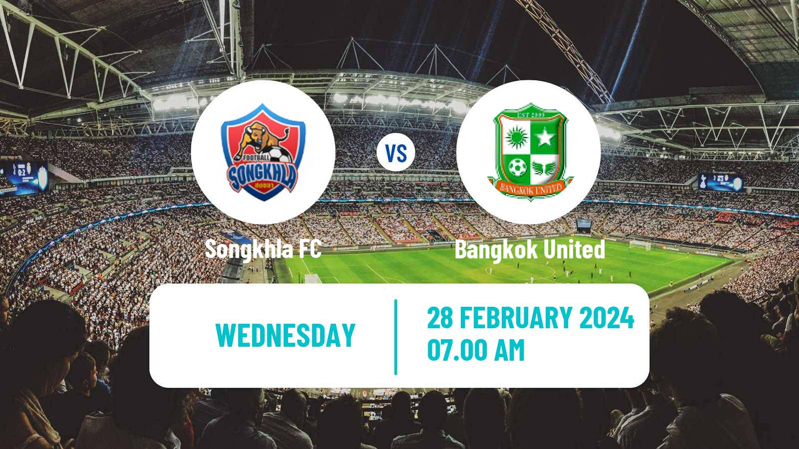Soccer Thai FA Cup Songkhla - Bangkok United