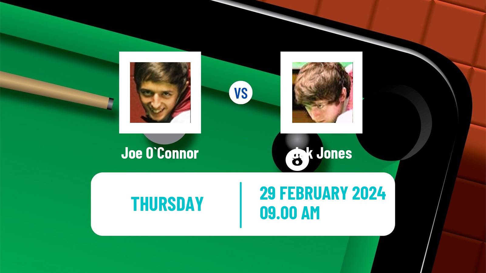 Snooker Championship League Joe O`Connor - Jak Jones