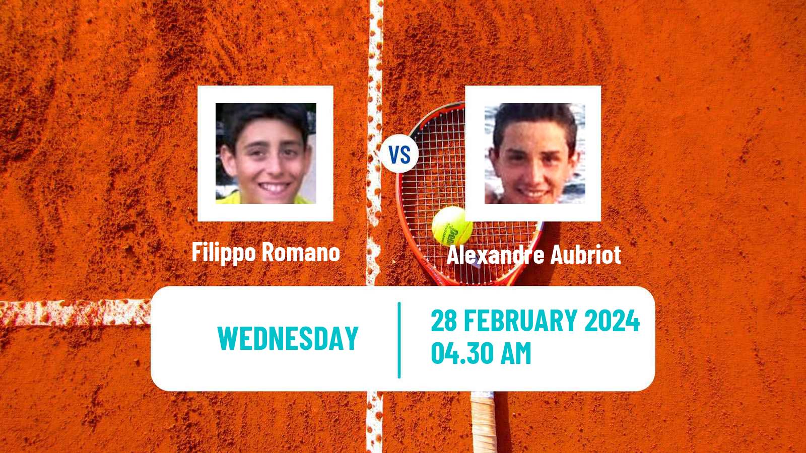 Tennis ITF M15 Lannion Men Filippo Romano - Alexandre Aubriot