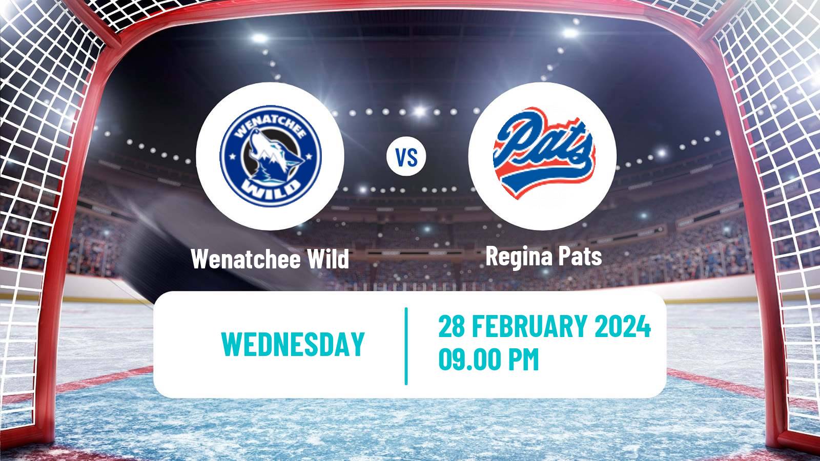 Hockey WHL Wenatchee Wild - Regina Pats