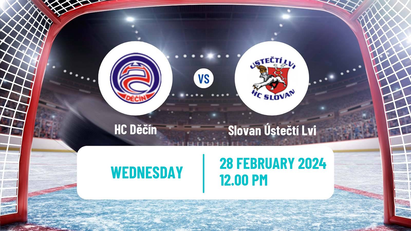 Hockey Czech 2 Liga Hockey West Děčín - Slovan Ústečtí Lvi