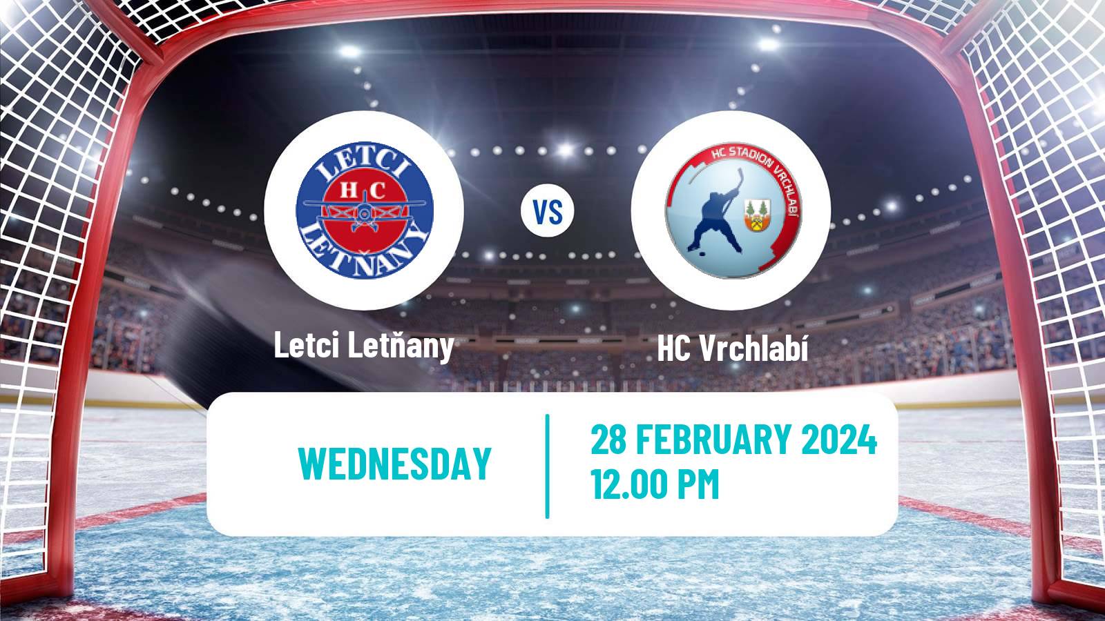 Hockey Czech 2 Liga Hockey West Letci Letňany - Vrchlabí