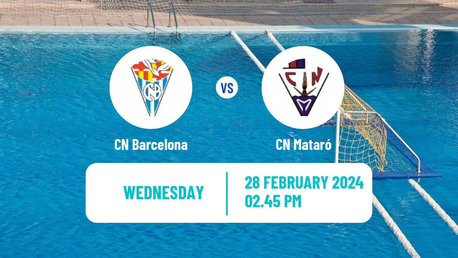 Water polo Spanish Liga Premaat Barcelona - Mataró