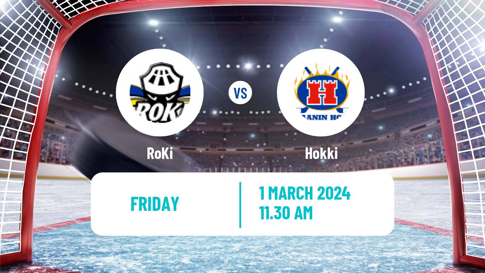 Hockey Finnish Mestis RoKi - Hokki