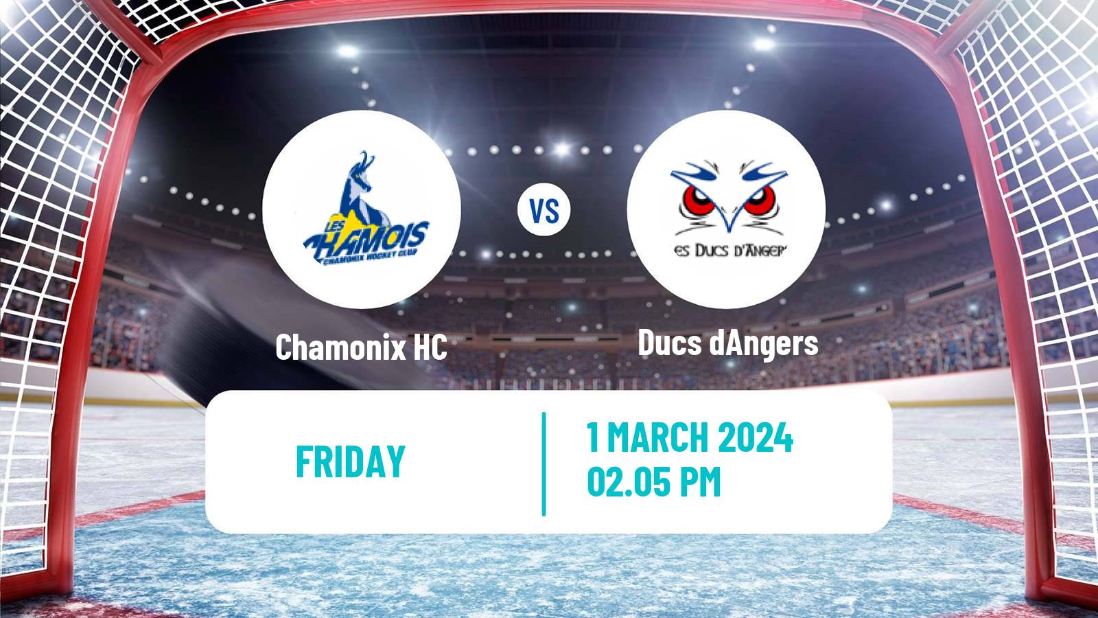 Hockey French Ligue Magnus Chamonix - Angers