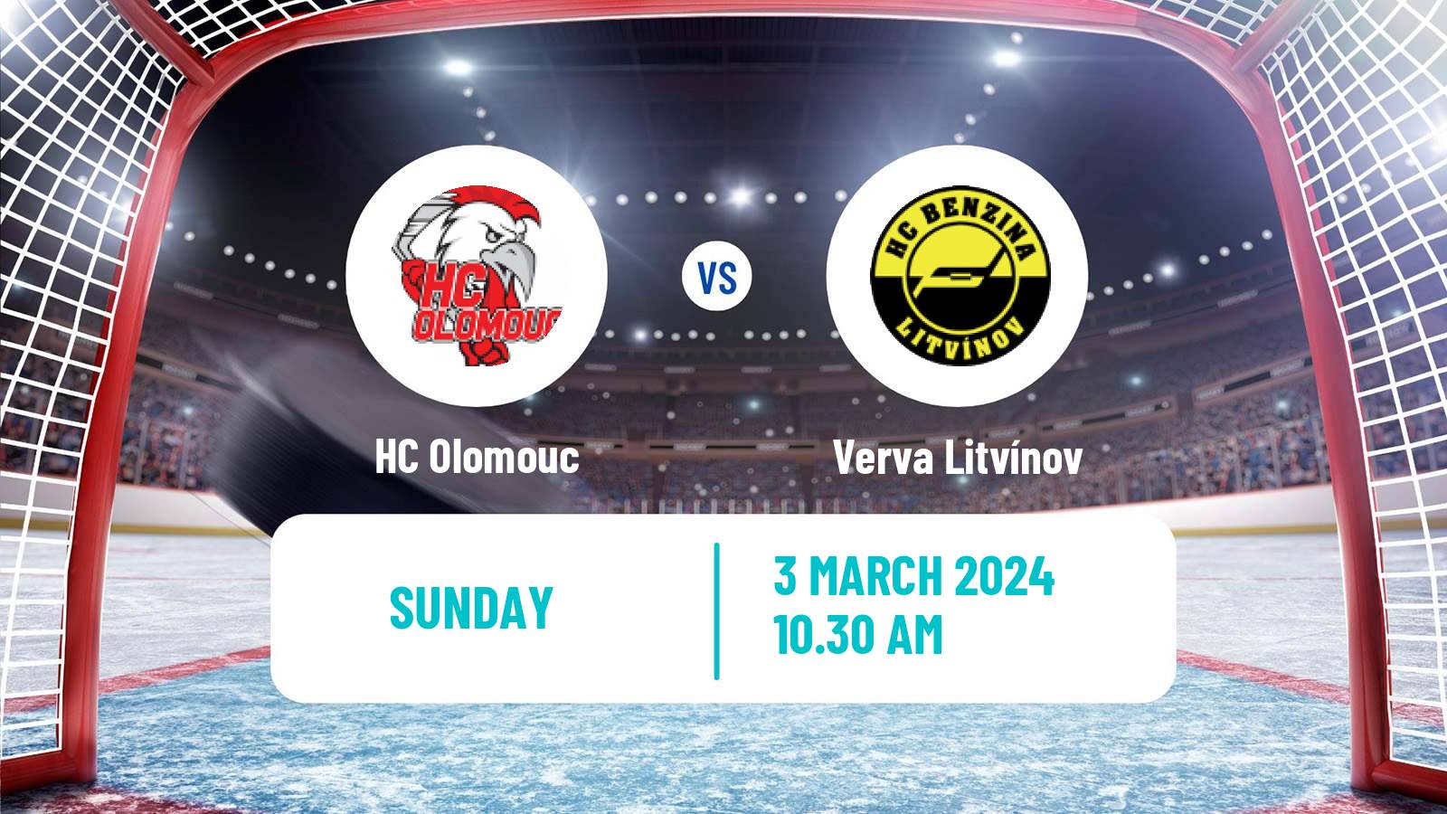Hockey Czech Extraliga Olomouc - Verva Litvínov
