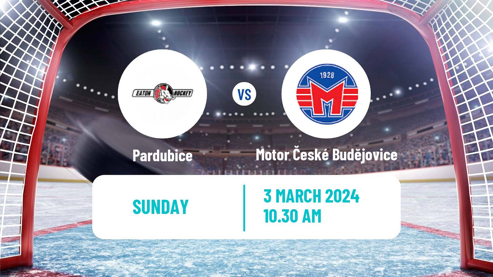 Hockey Czech Extraliga Pardubice - Motor České Budějovice