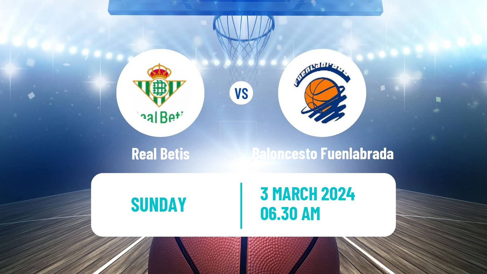 Basketball Spanish LEB Oro Real Betis - Baloncesto Fuenlabrada