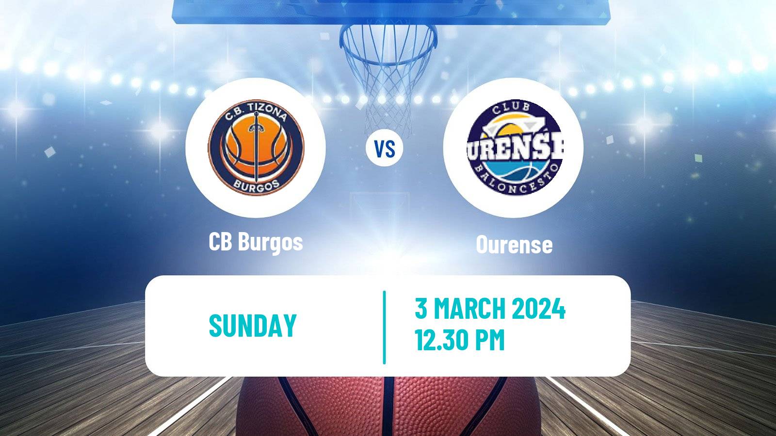 Basketball Spanish LEB Oro Burgos - Ourense