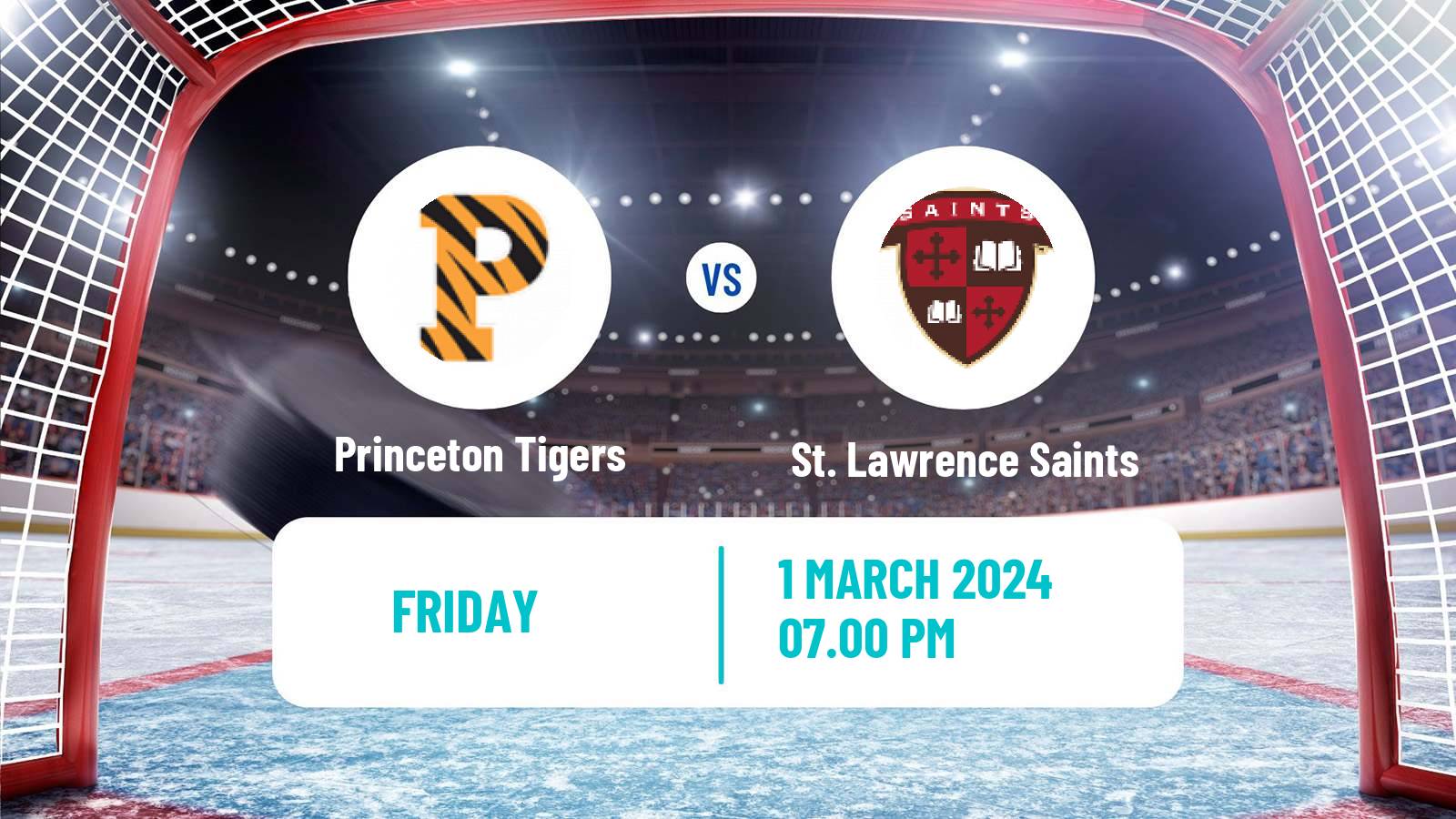 Hockey NCAA Hockey Princeton Tigers - St. Lawrence Saints