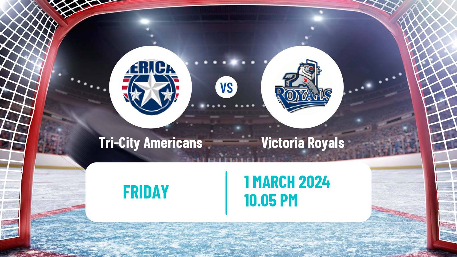 Hockey WHL Tri-City Americans - Victoria Royals
