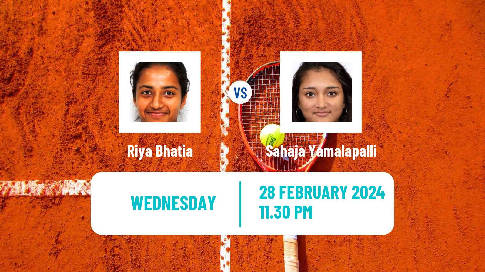 Tennis ITF W35 Gurugram Women Riya Bhatia - Sahaja Yamalapalli