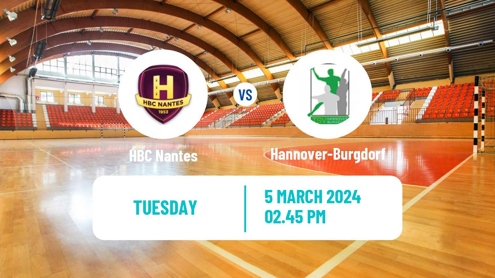 Handball EHF European League HBC Nantes - Hannover-Burgdorf