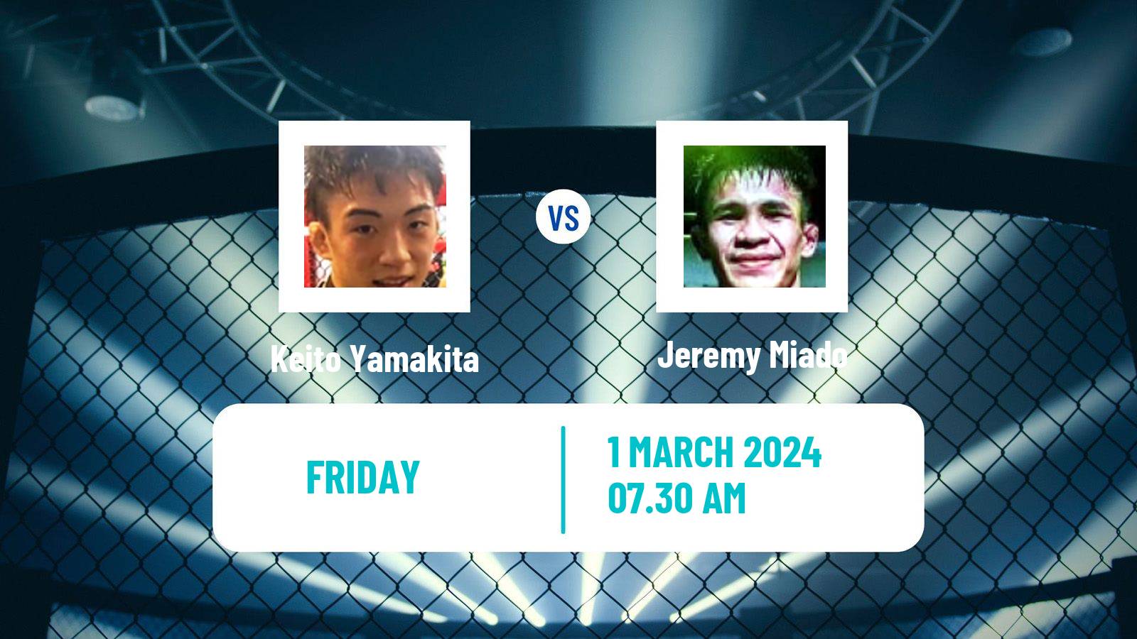 MMA Strawweight One Championship Men Keito Yamakita - Jeremy Miado