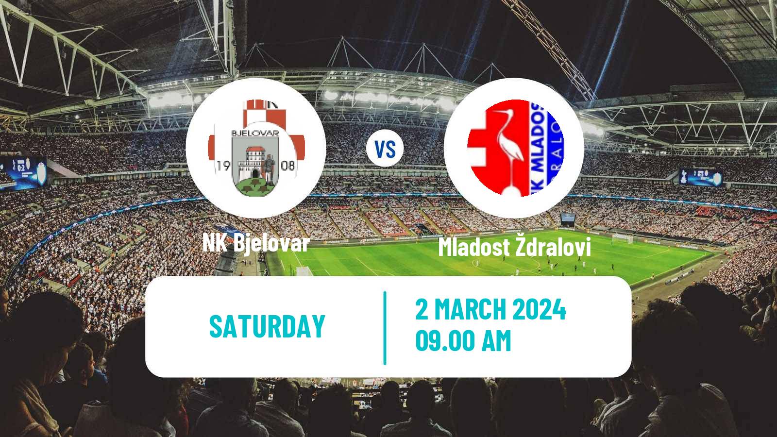 Soccer Croatian Druga NL Bjelovar - Mladost Ždralovi