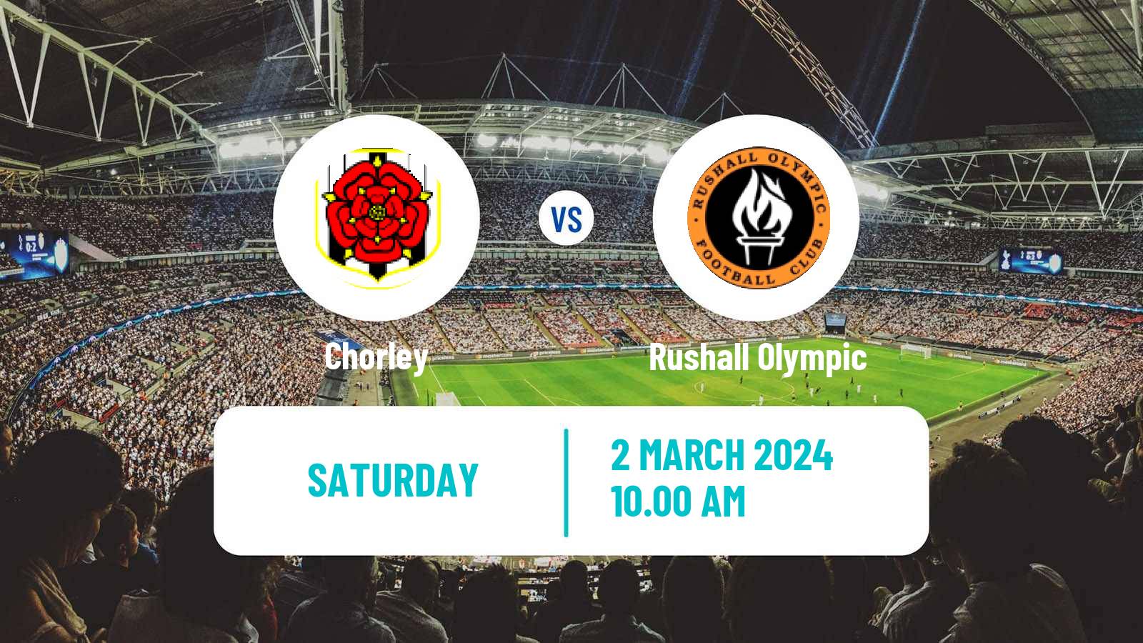 Soccer English National League North Chorley - Rushall Olympic