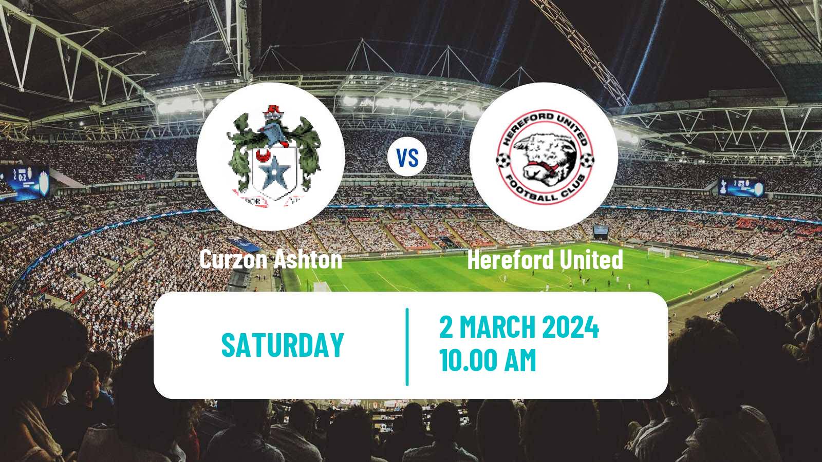 Soccer English National League North Curzon Ashton - Hereford United